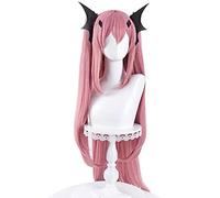 HBYLEE Krul Tepes Cosplay Seraph des End Cosplay parrucca lunga 90 cm rosa parrucca Cosplay parrucca sintetica resistente al calore + parrucca [colore: Onecolor]