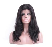 HBYLEE - Onda del corpo in pizzo mezzo meccanismo, copertura anteriore in pizzo per capelli vera parrucca frontale 20 pollici [colore: 20 pollici]
