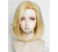 HBYLEE - Ow Mercy Wig Angela Ziegler Light Blonde Cosplay Wigs + Wig Overwatch As The Picture[Colore: Biondo ]