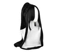 HBYLEE - Per cosplay anime cosplay parrucca cosplay Wei Wuxian Yiling Gran Maestro della coltivazione demoniaca Patriarca Cosplay Parrucca cinese anime Magic Ancestors Cosplay Black Long Squalo