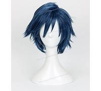 HBYLEE - Per cosplay Gekkan Shoujo Nozaki Kun Kashima Yu Ryugazaki Rei Ichinose Tokiya Cosplay Wigs Synthetic Hair Blue Short Hair Wig Az-002