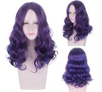 HBYLEE - Role Play for Descendants 3 volte Wave Curly Wig Cosplay resistente al calore sintetico capelli da donna Cosplay Wigs [Colore]