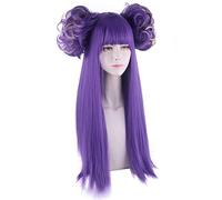 HBYLEE - Role Play For Fate Grand Order Nitocris Purple Long Cosplay Costumes Wig Halloween Party Wigs for Women 70cm [Colore: viola]