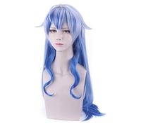 HBYLEE -Role Play Wig For Game Genshin Impact Project Gan Yu Wig Cosplay Wigs Long Blue Gradient Hair Halloween [Colore: Gradient Blu]