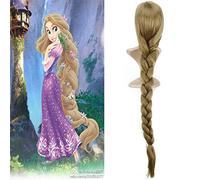 HBYLEE Tangled Princess PL-843 - Parrucca dritta per cosplay, 120 cm, capelli sintetici di Rapunzel PL-843, colore: PL-843