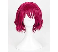HBYLEE Wig anime Cosplay anime Akatsuki No Yona Yona Parrucca corta per Halloween Parrucca Cosplay con cappuccio gratuito [Colore: One Color]