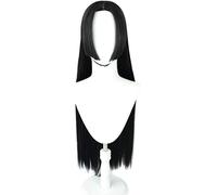 HBYLEE Wig Anime Cosplay Anime Boa · Hancock Cosplay parrucca da donna nera lunga rettilineo gioco di ruolo Halloween Party costume parrucca + cappuccio [Colore: One Color]