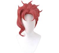 HBYLEE - Wig Anime Cosplay Anime JoJo Kakyoin Noriaki Kakyouin Cosplay Costume JoJoJo's Bizarre Adventure Capelli sintetici resistenti al calore da uomo e da donna [Colore: Onecolor]