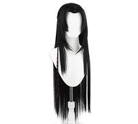 HBYLEE Wig Anime Cosplay Anime Tian Ci Fu Cosplay Hua Cheng Parrucca intrecciata capelli lunghi lisci neri benedizione ufficiale stile cinese antico [Colore]