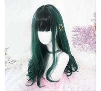 HBYLEE Wig Anime Cosplay DIOCOS Boku no My Hero Academia Shoto Todoroki Izuku Midoriya Cosplay Wigs Women Long Lolita Wig One Size Midoriya Wig [Colore: Onecolor]