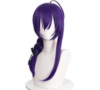 HBYLEE - Wig Anime Cosplay Ensemble Stars alcaloid Ayase Mayoi Cosplay Viola Braid lunghi capelli sintetici resistenti al calore Halloween Party gioco di ruolo Parrucche [Colore: viola]