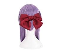 HBYLEE Wig Anime Cosplay gioco di ruolo per Seraph of The End Hiiragi Shinoa Hiragi Cosplay parrucche viola chiaro [Colore: secondo il piano]