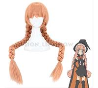 HBYLEE - Wig Anime Cosplay Magical Girl Raising Project Tsubame Murota Top Speed Orange Long Cosplay Wig [Colore]
