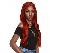 HBYLEE Women's 13 x 4 Lace Front Straight Human Hair Wig, colore: giallo/dimensioni: 180 Density 13 x 4