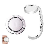 HBYMYDA 2 Pezzi Gancio Porta Borsa da Tavolo Pieghevole Gancio per Borsa Portatile Appendiabiti in Metallo per Donne Ragazza Borsa Drogheria Regalo