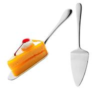 HBYMYDA 2 Pezzi Paletta Torta Cake Server in Acciaio Inossidabile Coltello per Torta con Bordo Seghettato Professionale Palette Torta in Acciaio Inox per Cucine, Ristoranti, Feste