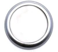 HBZYD Coperchio Pulsante Interruttore Motore, Adatto per Nissan Qashqai J11 Juke Lafesta Murano X-Trail,Silver Protezione del Pulsante di Avviamento Decorazione