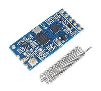 HC-12 SI4463 Modulo di Porta Seriale Wireless, Trasmissione Trasparente, MCU, 433,4-473,0 MHz, 100 MW, Distanza di 1 Km con Antenna a Forma di Molla per Controllo Remoto
