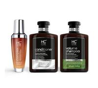 HC Care Shampoo, balsamo HC e HC complex 100% lozione per capelli alle erbe | 340 ml shampoo + balsamo per capelli da 340 ml + lozione per la cura dei capelli da 100 ml