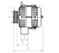 HC-Cargo 113959 Motorino avviamento 2,0 kW 12V per FORD TRANSIT TOURNEO FB