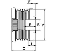 HC-Cargo F032237885 Supporto, Spazzole in carbone