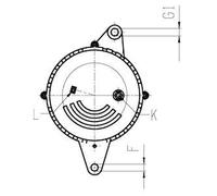 HC-CARGO Elettromagnete di comando / sollevamento 131372Z 98,50 45,0