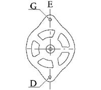 HC-CARGO Generatore Di Luce 220A Adatto Per Ford Mondeo V Berlina