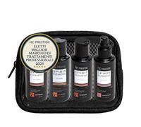 HC Prestige Kit Viaggio Be Strong - Routine Riparatrice Capelli Danneggiati 4x100ml - Shampoo, Maschera, Spray e Trattamento Rinforzante - Con Collagene & Guaranà - Made in France