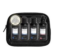 HC Prestige Kit Viaggio Capelli Idratanti - 4x100ml - Shampoo Idratante, Maschera Nutriente, Spray Idratante, Shampoo Detox - Senza Solfati - Con Cheratina & Burro di Karité - Made in France