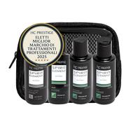 HC Prestige Kit Viaggio Capelli Volume - 4x100ml - Shampoo Volumizzante, Fluido Volume, Maschera Densificante, Shampoo Detox - Vegan, Senza Solfati - Con Aminoacidi - Made in France