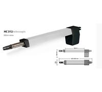 DUCATI HC312 apricancello attuatore telescopico 12V corsa 300 mm