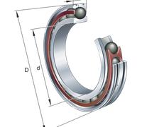 HC7013-EDLR-T-P4S-UL FAG 65 x 100 x 18 mm ANGULAR CONT. BALL SINGLE ROW Sing...