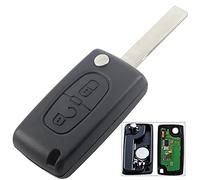 HCA/Hu83 2 pulsanti 3 pulsanti chiave per auto a distanza per Peugeot 307 3008 308 408 per Citroen C2 C3 C4 C5 C6 C8 433MHz PCF7941 ID46 CE0536 Flip Key Fob con batteria