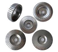 hcaioz 1/3/5 pezzi Foro 16mm 22mm Mola for lucidatura del legno Disco rotante Levigatura Strumento for intaglio abrasivo for smerigliatrice angolare adx.(5pcs Silver,Bore 16mm)