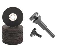 hcaioz 2-10 pezzi 50 mm Disco da taglio in metallo Mini mola abrasiva in resina Lama for sega Mola angolare Più 1 pezzo di mandrino montaggio ydl.