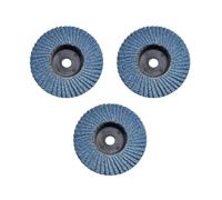 hcaioz 3 pezzi dischi lamellari piatti 75 mm mole abrasive taglio legno for smerigliatrice angolare pollici apertura 10 120 granelli di sabbia ydl.