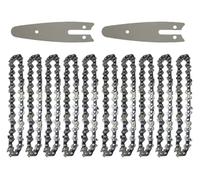 hcaioz 4 pollici 1/4" LP 28 sezioni 14 coltelli lama for sega catene for motosega e barra di guida mini in acciaio for elettrica strumento accessorio for sostituzione taglio del legno wdf.