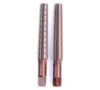 hcaioz Alesatori manuali MT1/MT2/MT3/MT4/MT5 Alesatore conico Morse a bordo fine/grezzo in acciaio rapido for fresatura Utensile da taglio di finitura scz.(MT5(Fine Rough))