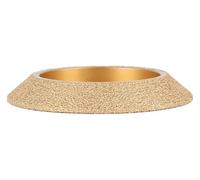 hcaioz Mola abrasiva con profilo diamantato brasato sotto vuoto da 20 mm, foro 75, una varietà di forme, utensili for mole abrasive a disco ydl.
