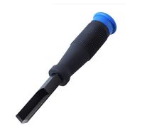 hcaioz Scalpello angolare CRV 90° Tagliente ad angolo retto con cappuccio di battuta in metallo spesso e maniglia in TPR Strumento installazione for porta a mortaio cerniera scz.(Type A)