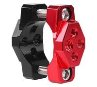 hcaioz Supporto for paraurti in lega di alluminio for motocicletta da 17-32 mm, morsetto for faro ausiliario, supporto for manubrio GPS (colore: nero)