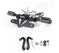 hcaioz Supporto targa posteriore for moto LED supporto luce telaio parafango staffa compatibile con 800NK NK 800 NK800