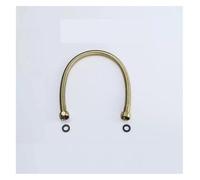 hcaioz Tubo in acciaio inossidabile dorato 304, tubo di ingresso dell'acqua del water 50 cm G1/2" X1/2" wdf.