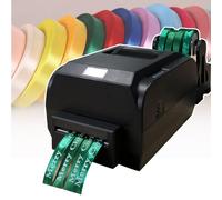 HCAUYNN Macchina Da Stampa Per Nastri Di Raso A Colori A 2/4 Righe, Con Testo O Motivi Possono Essere Stampati Su Nastri Di Qualsiasi Materiale/Supporta Più Lingue, Controllo Pc