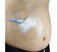 HCCTOZZ Nastro di Fissaggio monouso Impermeabile peritoneale da 100 Pezzi, cerotto da Bagno per dialisi peritoneale, Copertura per Doccia Impermeabile postoperatoria, Prodotti per(Color: 12 * 12cm)