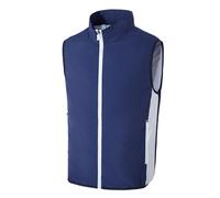 HCDZF Gilet Rinfrescante per Uomini e Donne con Ventole per Climatizzazione Abbigliamento con Ventola Portatile per L'Estate,Dark Blue,XL