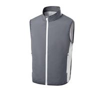 HCDZF Gilet Rinfrescante per Uomini e Donne con Ventole per Climatizzazione Abbigliamento con Ventola Portatile per L'Estate,Dark Gray,M