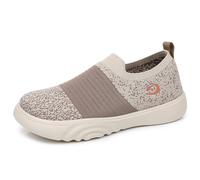 HCDZF Scarpe da Ginnastica Casual da Donna Slip on Scarpe in Rete Traspirante per Camminare in Bicicletta,Marrone,38 EU