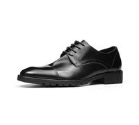 HCDZF Scarpe Derby da Uomo in Pelle, Scarpe Eleganti Casual