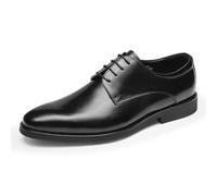 HCDZF Scarpe Derby Uomo Vera Pelle, Stringate Eleganti Business